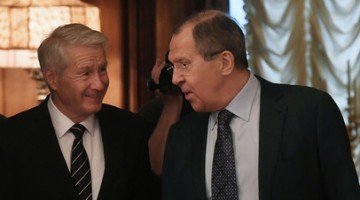 Пресс-конференция Лаврова и генсека Совета Европы