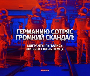 Германию сотряс громкий скандал: мигранты пытались живьем сжечь немца