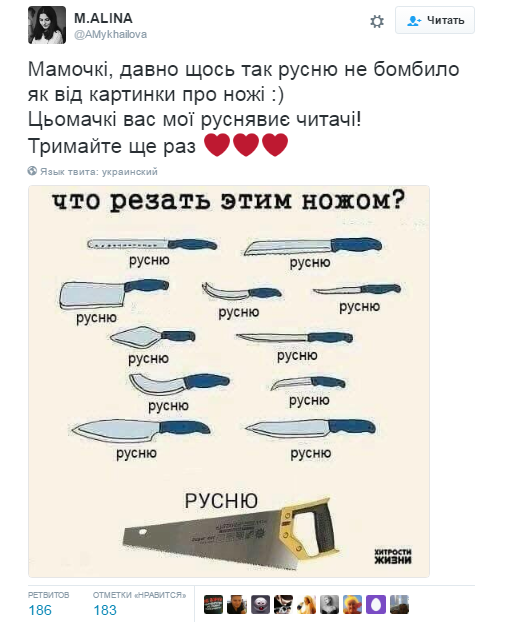 Украинцы и русня