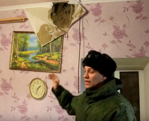 Обстрел Старомихайловки укрофашистами. Репортаж с н.п. Старомихайловка 12 января 2017 года