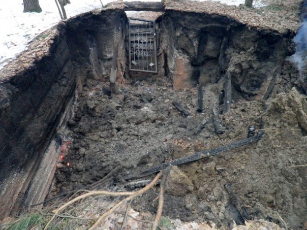 Неизвестные в день рождения Бандеры на Львовщине сожгли музей-схрон УПА