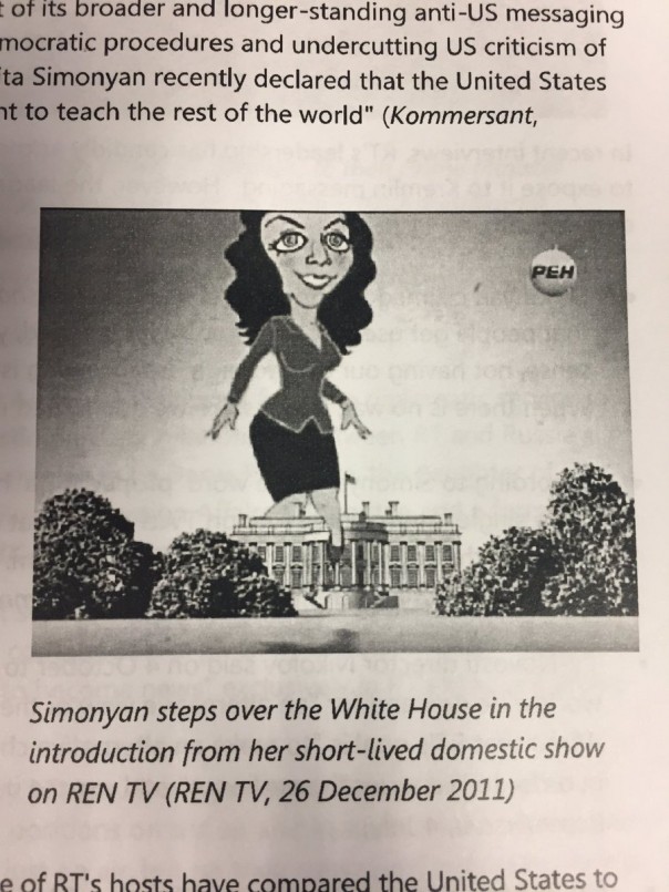 Не завидуйте! Доклад о «влиянии России» на США подкрепили рисунком с Симоньян Не завидуйте! Доклад о «влиянии России» на США подкрепили рисунком с Симоньян