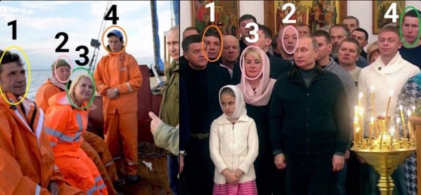 Путин и рыбаки из ФСО (Руслан Осташко)