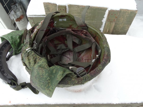 Новый российский шлем спас ополченца ДНР Новый российский шлем спас ополченца ДНР