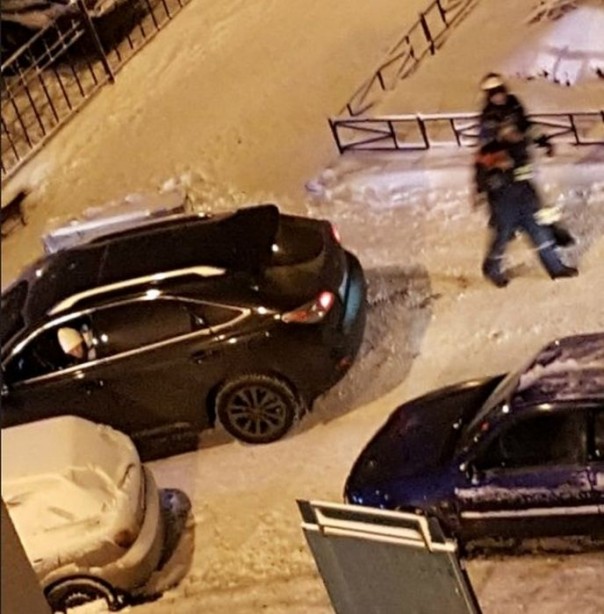 В Петербурге дама на «Лексусе» отказывалась пропускать пожарных со словами «Это же не мой дом горит!»