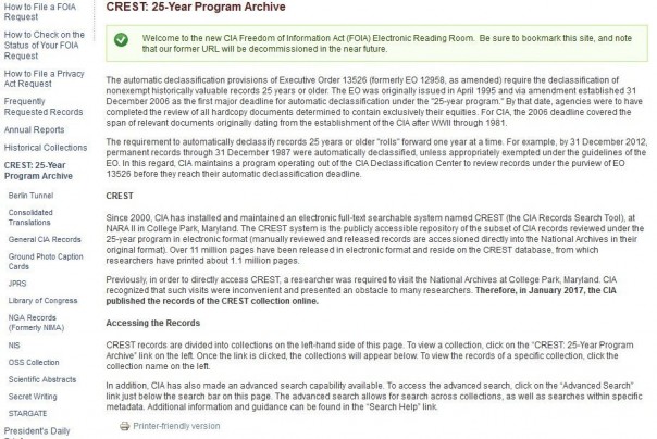 ЦРУ опубликовало архив документов, в том числе о холодной войне и НЛО ЦРУ опубликовало архив документов, в том числе о холодной войне и НЛО