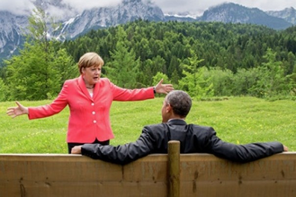 Немецкие читатели про последний звонок Обамы Меркель: хромая утка позвонила старой курице  