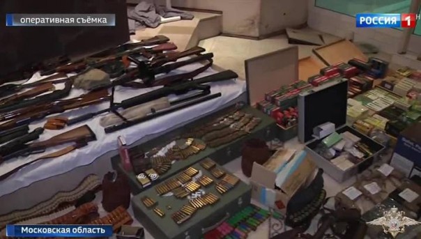 В Подмосковье пенсионер хранил у себя целый арсенал