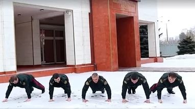 #22PushupChallenge накануне январских боёв в Донбассе