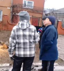 Посёлок Сартана (Мариуполь). Жители знают что их обстреливает ВСУ. 04.02.2017