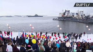 Североморск встречает «Адмирала Кузнецова» в составе авианесущей группы