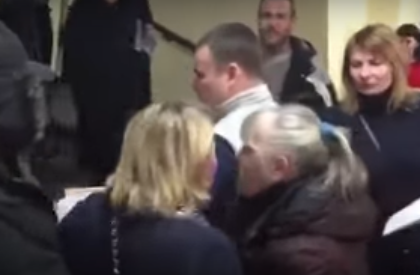 В Киевраде подрались из-за застройки Героев Днепра