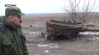 У военнослужащих Новороссии телефоны не разряжаются: Танки укрофашистов шли тихим ходом, но до места назначения не дошли