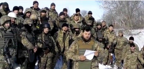 ВСУшники с оружием в руках выступили за блокаду ЛНР и ДНР