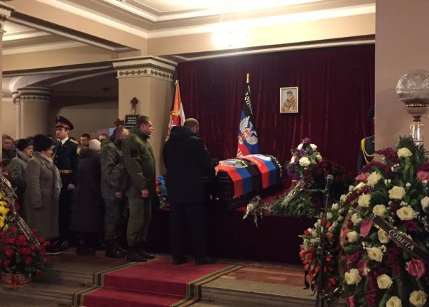 Церемония прощания с комбатом "Гиви" — прямая трансляция