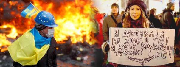 Крик отчаяния украинской интеллигенции после снятой с головы кастрюли