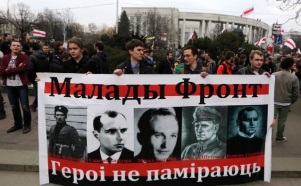 С именем Булак-Булаховича на красно-белом знамени 