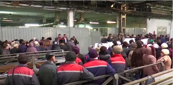 Запорожские рабочие требуют восстановления торговых отношений с РФ