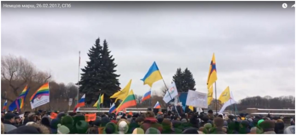 Геи, украинцы, оплаченная массовка: Марш Немцова – как это делали в Санкт-Петербурге