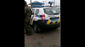 Опубликовано видео разгона боевиков, блокировавших Донбасс