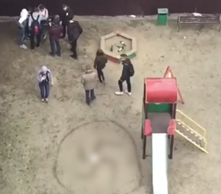 "Личинки фашистов". Пьяные школьники устроили наци-вечеринку на детской площадке