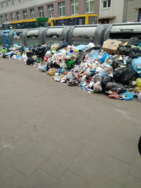 С уборкой мусора во Львове я поспешил С уборкой мусора во Львове я поспешил