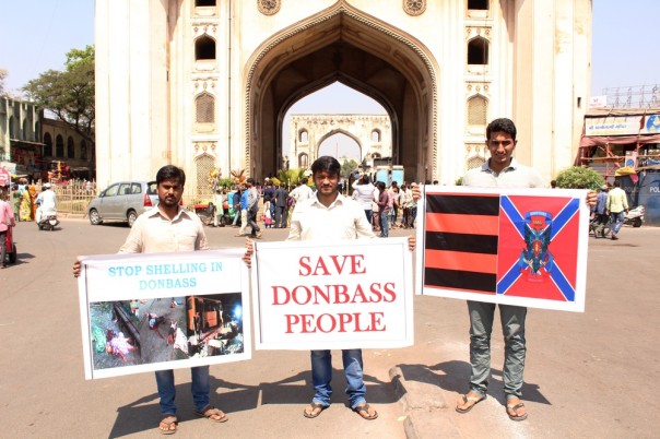Мир за Донбасс: Сегодня во всем мире началась международная акция “Останови геноцид жителей Донбасса”