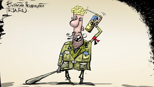 Радикалы в Киеве замуровали вход в офис "дочки" Сбербанка Радикалы в Киеве замуровали вход в офис "дочки" Сбербанка