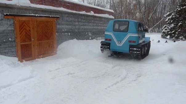 Необычный вездеход из русского Москвича!
