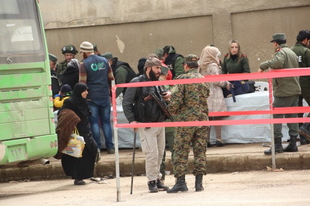 Боевики уходят Боевики уходят