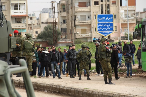 Боевики уходят Боевики уходят