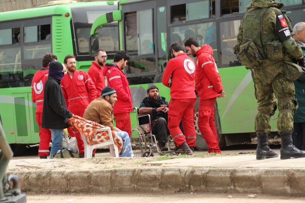 Боевики уходят Боевики уходят
