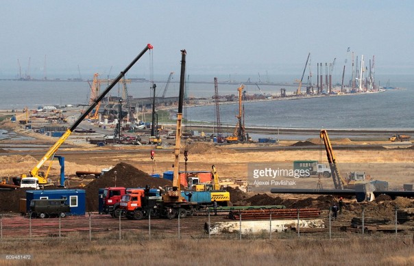 Крымский мост глазами Запада