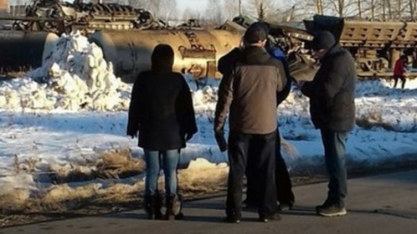 В Башкирии столкнулись два грузовых поезда В Башкирии столкнулись два грузовых поезда