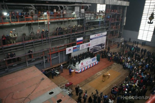 В России заложено второе круизное судно В России заложено второе круизное судно