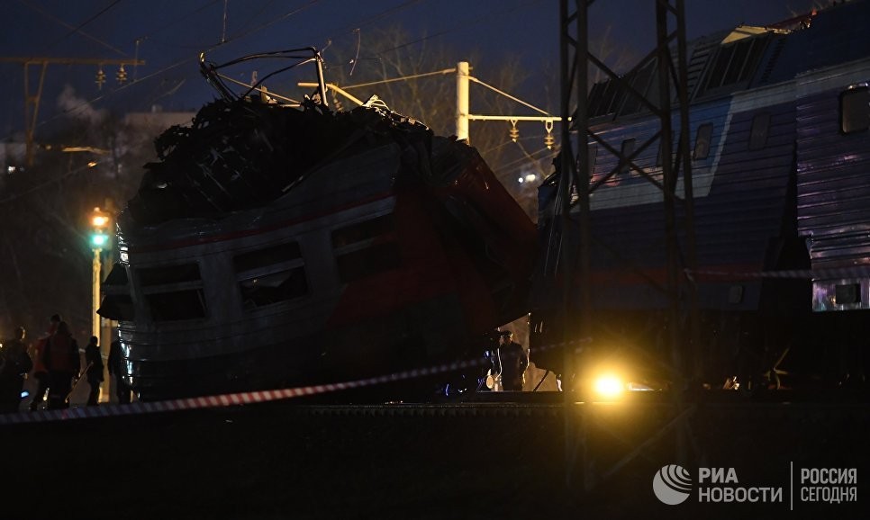 Десятки пострадавших: в Москве электричка столкнулась с поездом на Брест Десятки пострадавших: в Москве электричка столкнулась с поездом на Брест