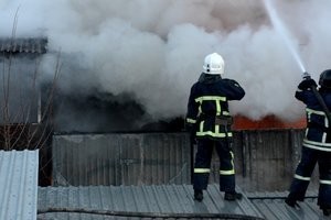 Масштабный  пожар в Одессе