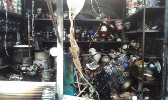 В Виннице произошел пожар на центральном рынке В Виннице произошел пожар на центральном рынке