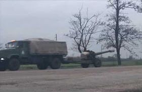 Хунта перегоняет в сторону Крыма военный металлолом и пушки