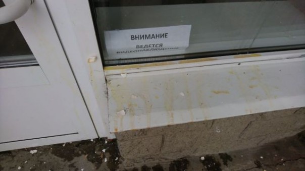 Штаб Навального в Уфе забросали яйцами