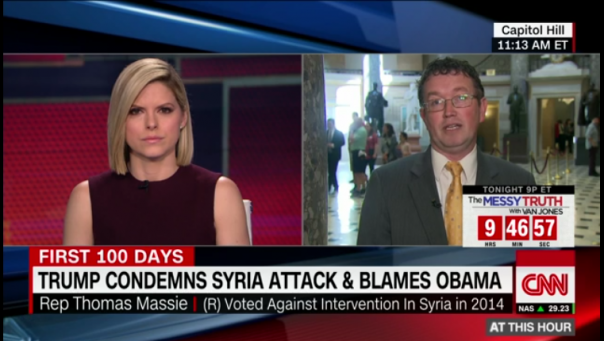 Конгрессмен удивил ведущую CNN, поддержав позицию РФ по химатаке в Сирии