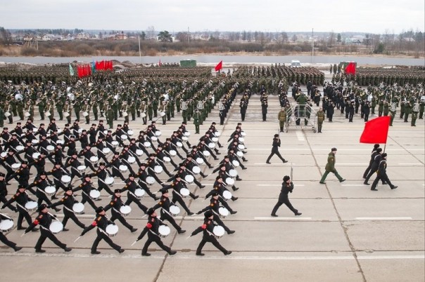 Подготовка к параду Победы