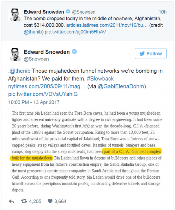 США опубликовали видео испытания «матери всех бомб» по тоннелям, построенным самими США США опубликовали видео испытания «матери всех бомб» по тоннелям, построенным самими США