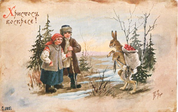 Старинные пасхальные открытки Старинные пасхальные открытки