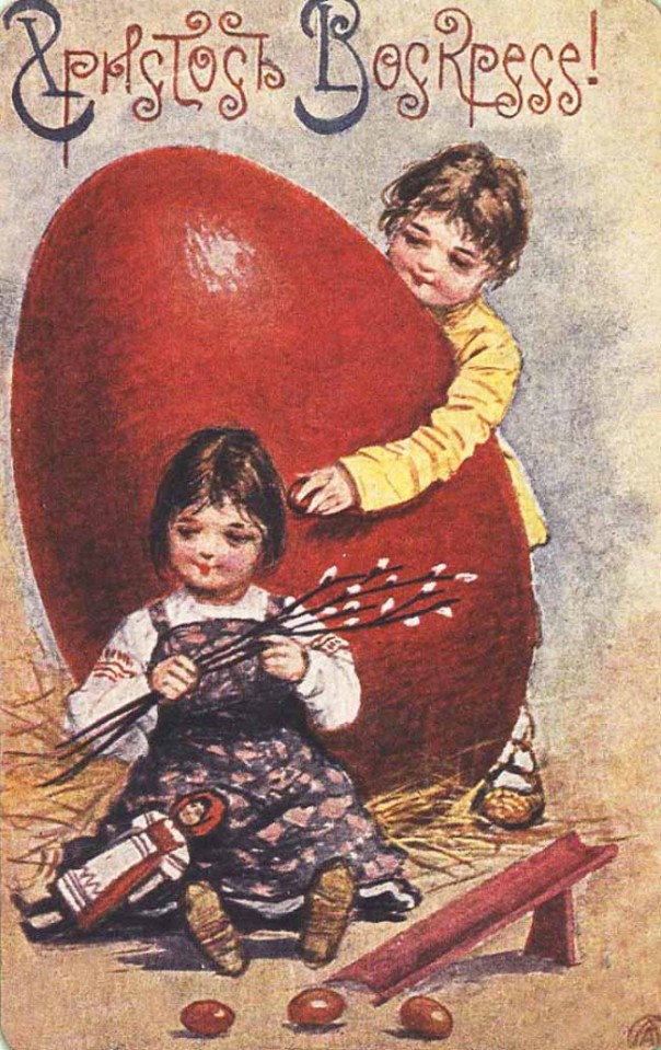 Старинные пасхальные открытки Старинные пасхальные открытки