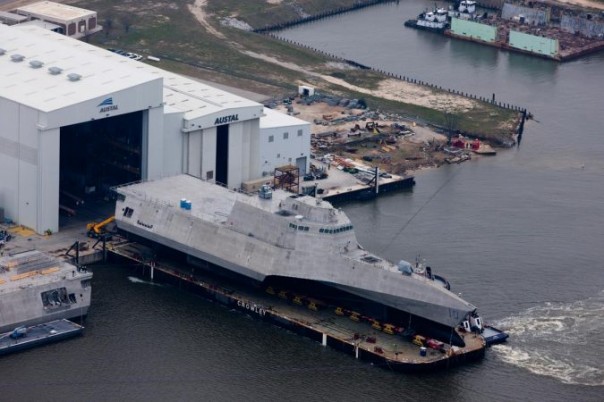 Американцы заложили десятый боевой корабль USS Cincinnati