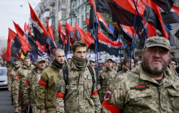 К посольству Литвы в Киеве прилетел «подарок» от Украинских радикалов