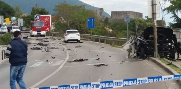 У автобусной станции в Черногории взорвалась бомба, заложенная в машину