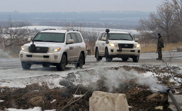 Украинские диверсанты попытались взорвать автомобиль ОБСЕ в ДНР