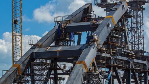 Арка Керченского моста: опубликованы свежие кадры хода строительства Арка Керченского моста: опубликованы свежие кадры хода строительства